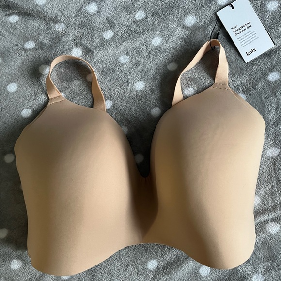 Knix WingWoman Contour Wireless Bra Suze 7++ NWT Cream - Picture 3 of 5